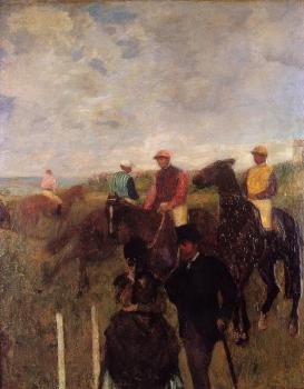 Edgar Degas : At the Races